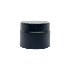 Pomadera Vidrio frost Negra mate 50 ml