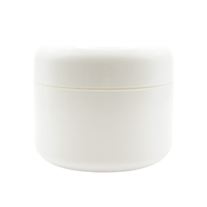 Pomadera doble fondo PP Blanca 240 ml