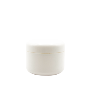 Pomadera doble fondo PP Blanca 60 ml