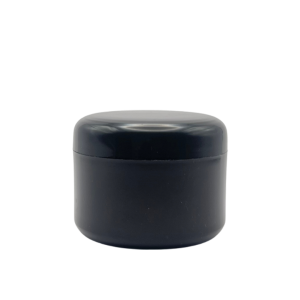 Pomadera doble fondo PP Negra 120 ml