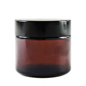 Pomadera Vidro Ambar 60 ml