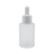 Gotero Cilíndrico Vidrio Mate 30 ml con bulbo blanco