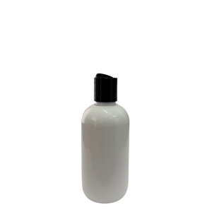 Botella Berlin PET Blanca 250 ml Tapa Disc Top Negra
