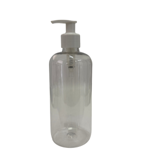 Botella Berlin PET Cristal 500 ml Dosificador Blanco