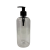 Botella Berlin PET Cristal 500 ml Dosificador Negro