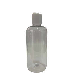 Botella Berlin PET Cristal 500 ml Tapa Disc Top Blanca