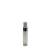 Botella Cilíndrica PET Cristal 30 ml Dosificador cosmético Blanco Casquillo Plateado