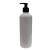 Botella Jefferson Boston PET Blanca 500 ml Dosificador Negro