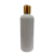 Botella Jefferson Boston PET Blanca 500 ml Tapa Disc Top Blanca Casquillo Dorado