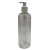 Botella Jefferson Boston PET Cristal 500 ml Dosificador Blanco