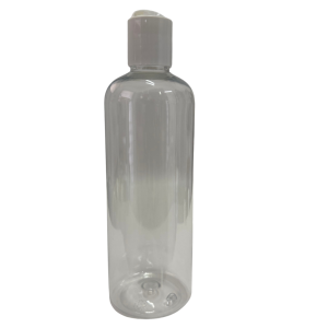 Botella Jefferson Boston PET Cristal 500 ml Tapa Disc Top Blanco