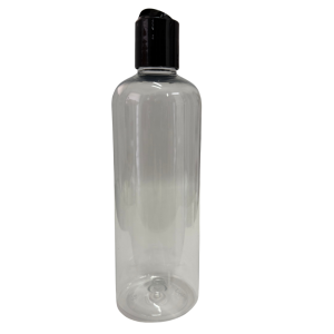 Botella Jefferson Boston PET Cristal 500 ml Tapa Disc Top Negra