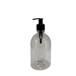 Campana PET Cristal 500 ml Dosificador Negro