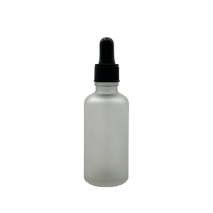 Gotero Vidrio Mate 30 ml Bulbo Negro