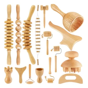 Alternative view of Maderoterapia Facial & Corporal Kit 16 Piezas