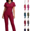 Pijama Quirúrgica Conjunto Médico Antifluidos Para Correr, E