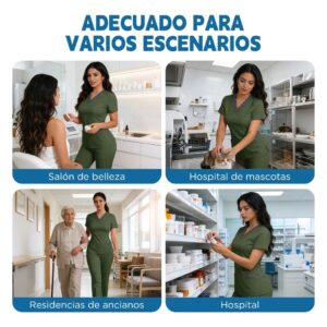 Alternative view of Pijama Quirúrgica Conjunto Médico Antifluidos Para Correr, E