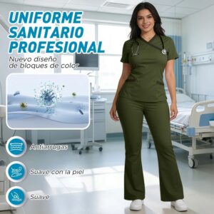 Alternative view of Uniforme Quirúrgico  Acampanado con Bolsas | Uniforme Médico