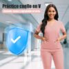 Conjunto Médico Antifluido Jogger Scrub Unisex | Uniforme Médico Profesional