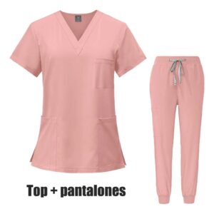 Alternative view of Conjunto Médico Antifluido Jogger Scrub Unisex | Uniforme Médico Profesional