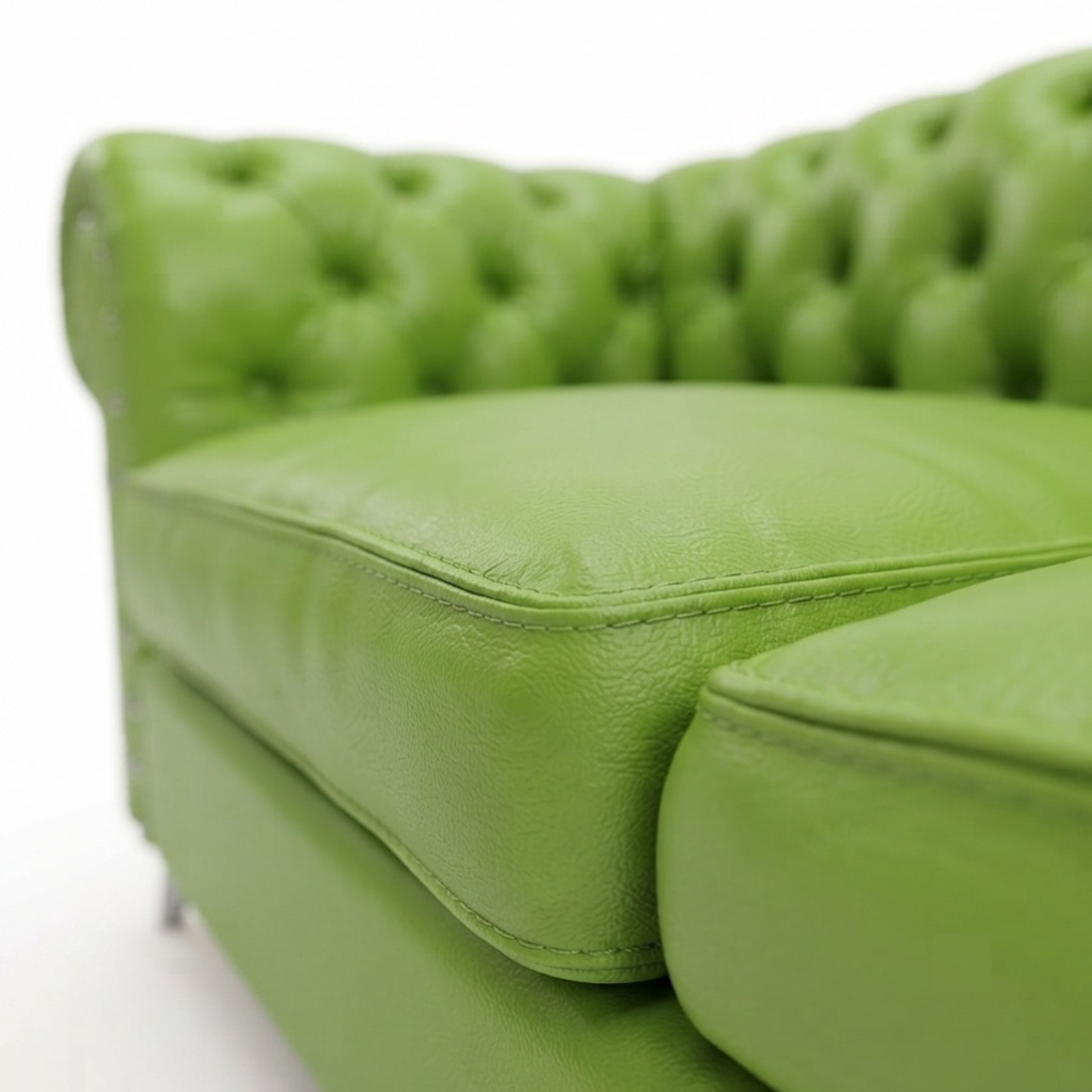 Sofá Chesterfield de 2 Plazas en Similpiel - Imagen 4