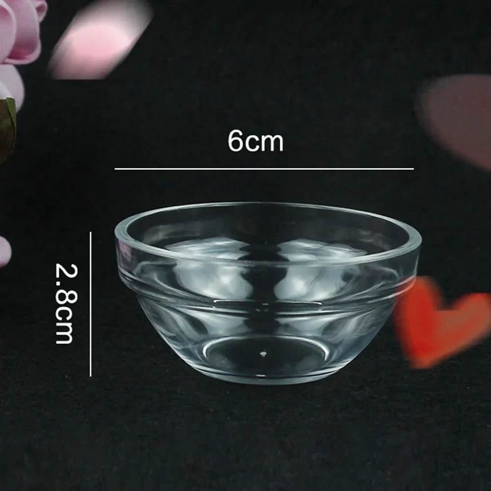 1/3/5pcs Acrylic Face Beauty Mixing Bowl DIY Stirring Bowls Transparent Cosmetic Beauty Tool Home Salon Spa Face Skin Applicator - Imagen 6