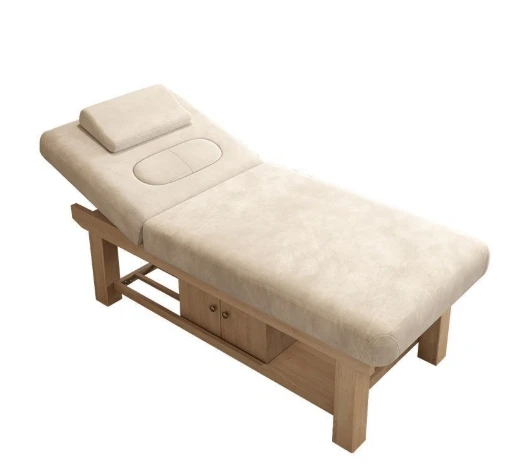 Cama de belleza, salón de belleza, cama de tratamiento de masaje especial, masaje TCM, moxibustión, Spa, recogida de orejas L185xW70cm - Imagen 6