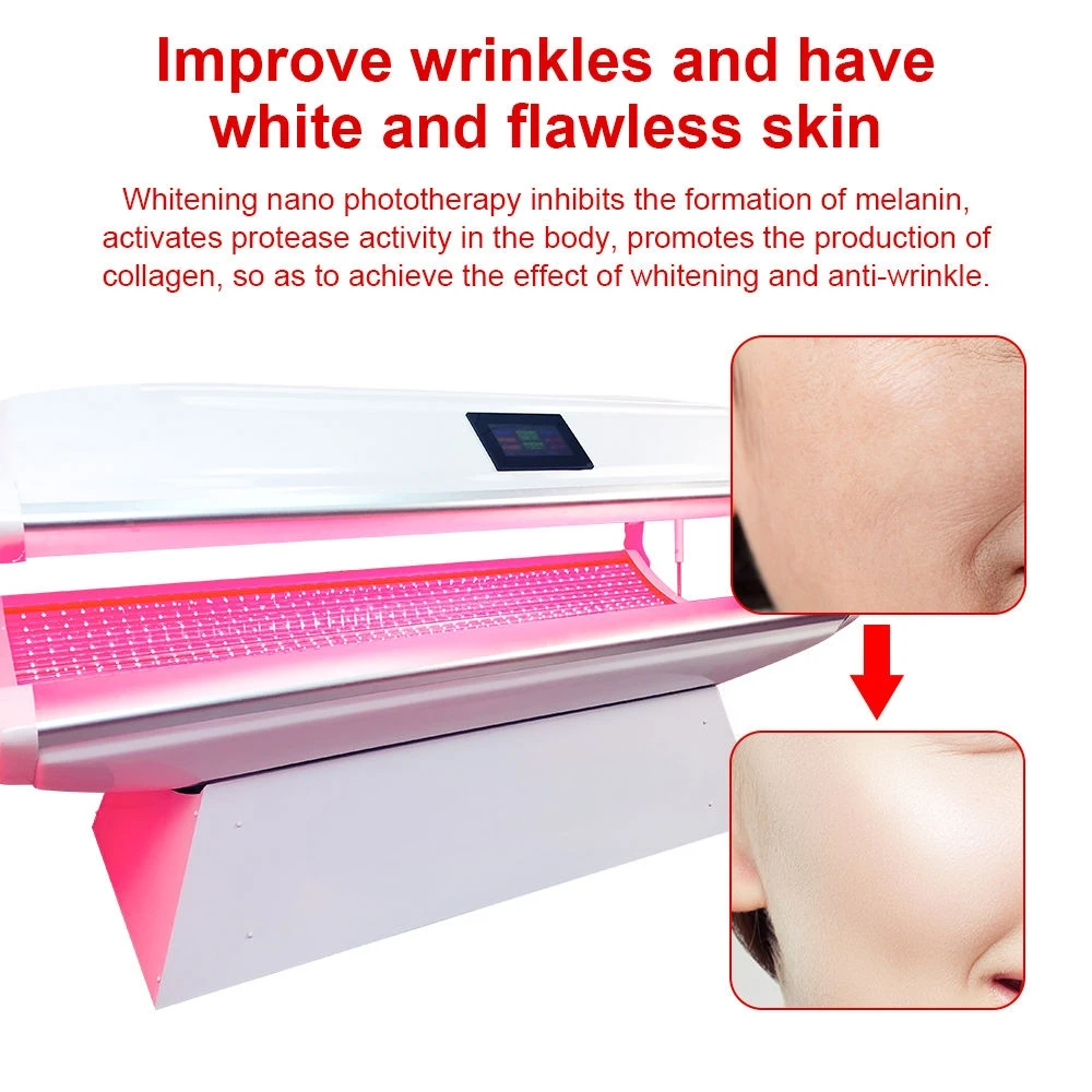 Cápsula de Terapia de Luz Roja para Salón de Belleza, Depiladora de Cuerpo Completo, Reafirmación de la Piel, Cama de Terapia de Luz Roja Infrarroja LED - Imagen 3
