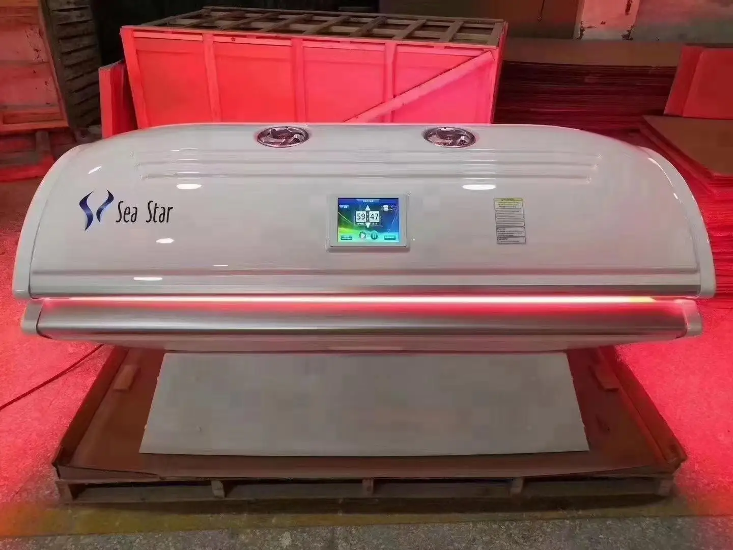 Cápsula de Terapia de Luz Roja para Salón de Belleza, Depiladora de Cuerpo Completo, Reafirmación de la Piel, Cama de Terapia de Luz Roja Infrarroja LED - Imagen 2
