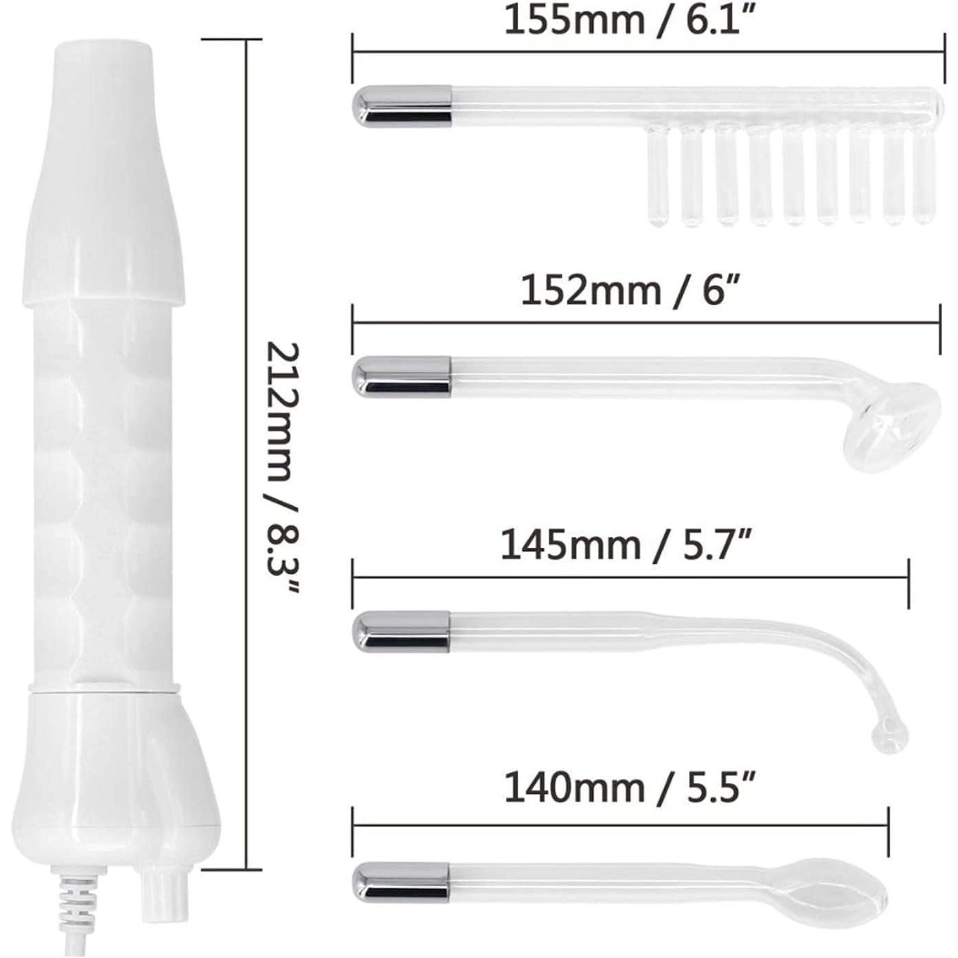 Alta Frecuencia Facial Profesional | Equipo con 4 Electrodos para Spa - Imagen 4