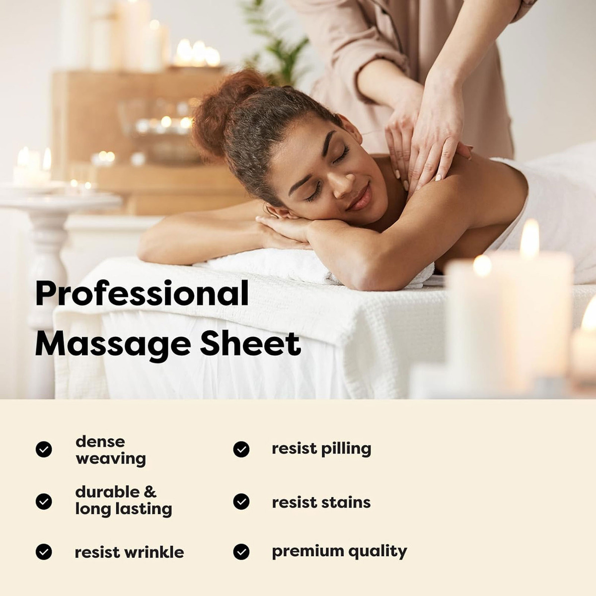 Juego de 3 Sábanas de Microfibra para Camillas de Masaje - Imagen 10