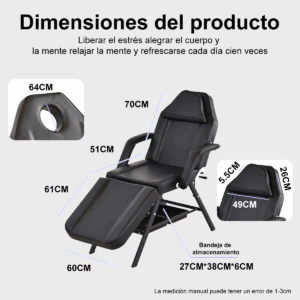 Silla de Masaje Profesional para Spa y Salones de Belleza - Imagen 13