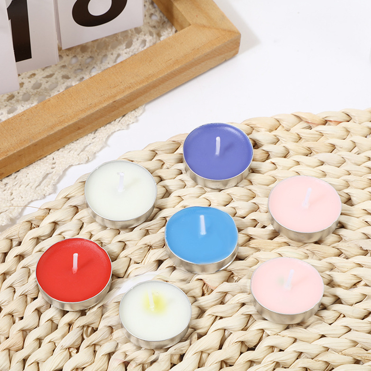 Set de 10 Mini Velas Redondas Perfumadas - Imagen 14