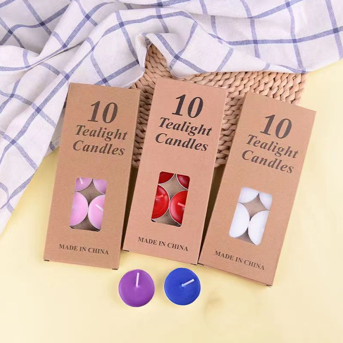 Set de 10 Mini Velas Redondas Perfumadas - Imagen 13