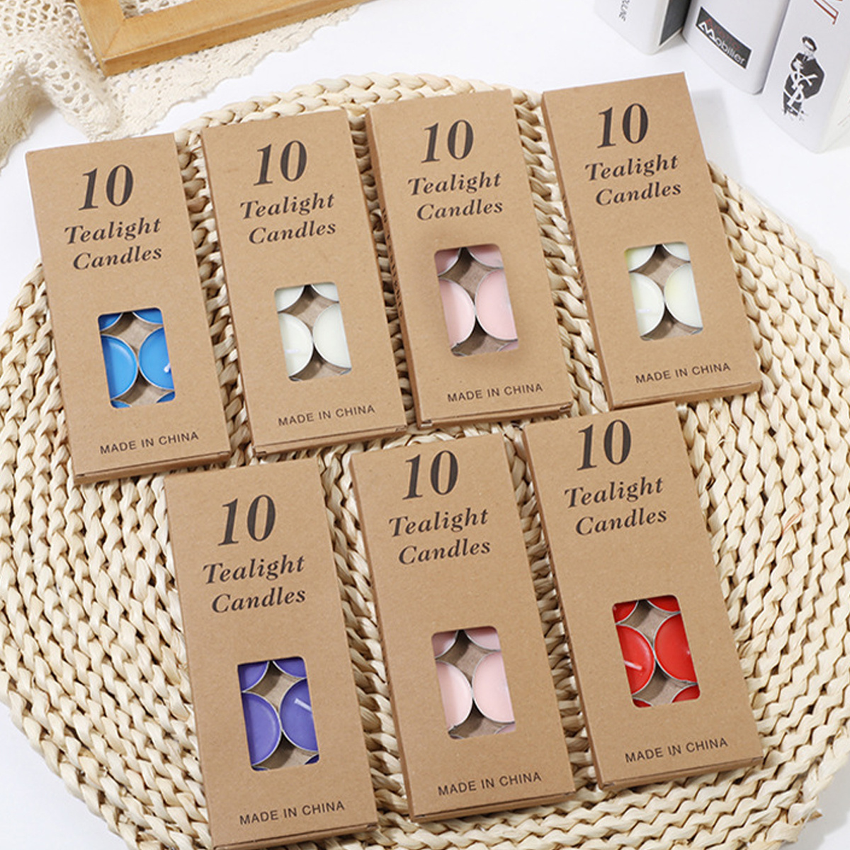 Set de 10 Mini Velas Redondas Perfumadas - Imagen 9