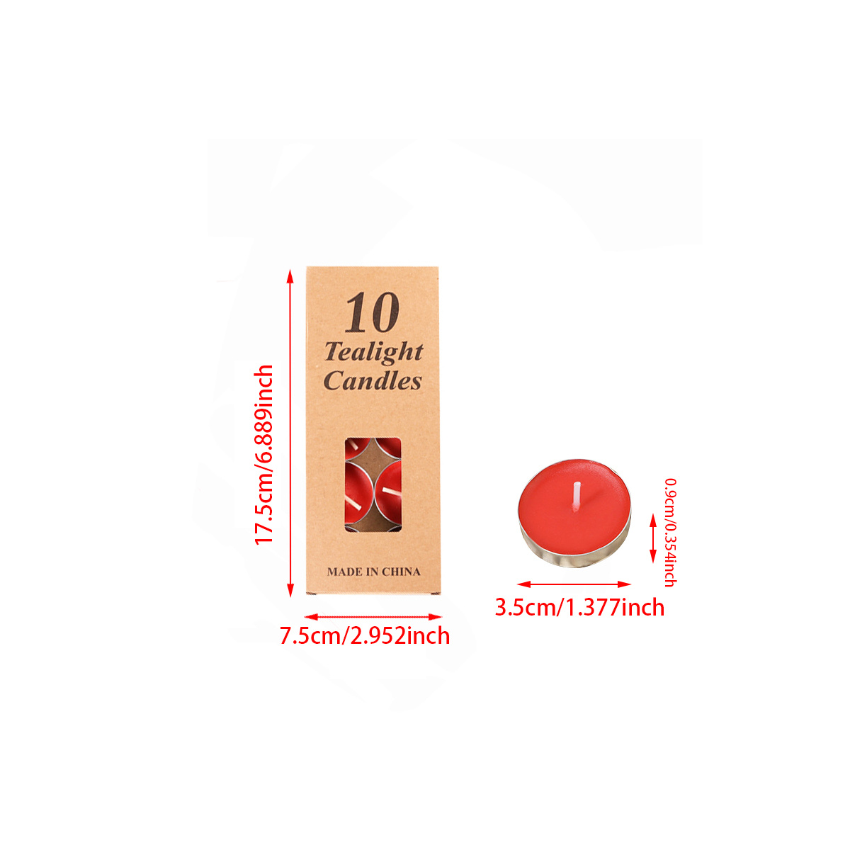 Set de 10 Mini Velas Redondas Perfumadas - Imagen 8