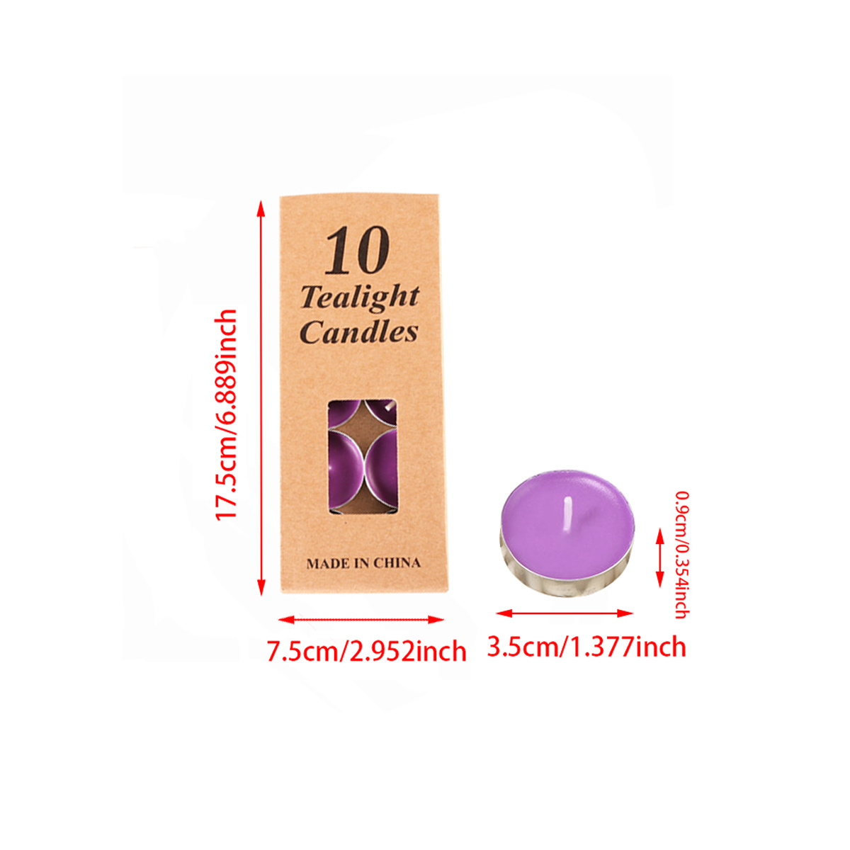 Set de 10 Mini Velas Redondas Perfumadas - Imagen 11
