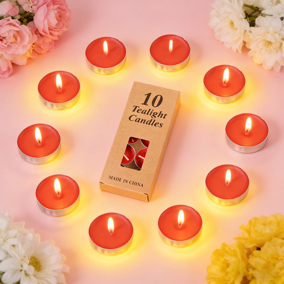 Set de 10 Mini Velas Redondas Perfumadas - Imagen 6
