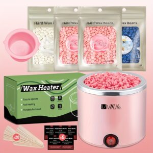 Kit de Depilación con Cera Rosa