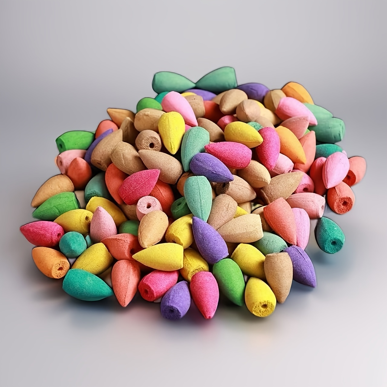 66pcs Conos de Incienso de Reflujo Natural Mixtos, - Imagen 4