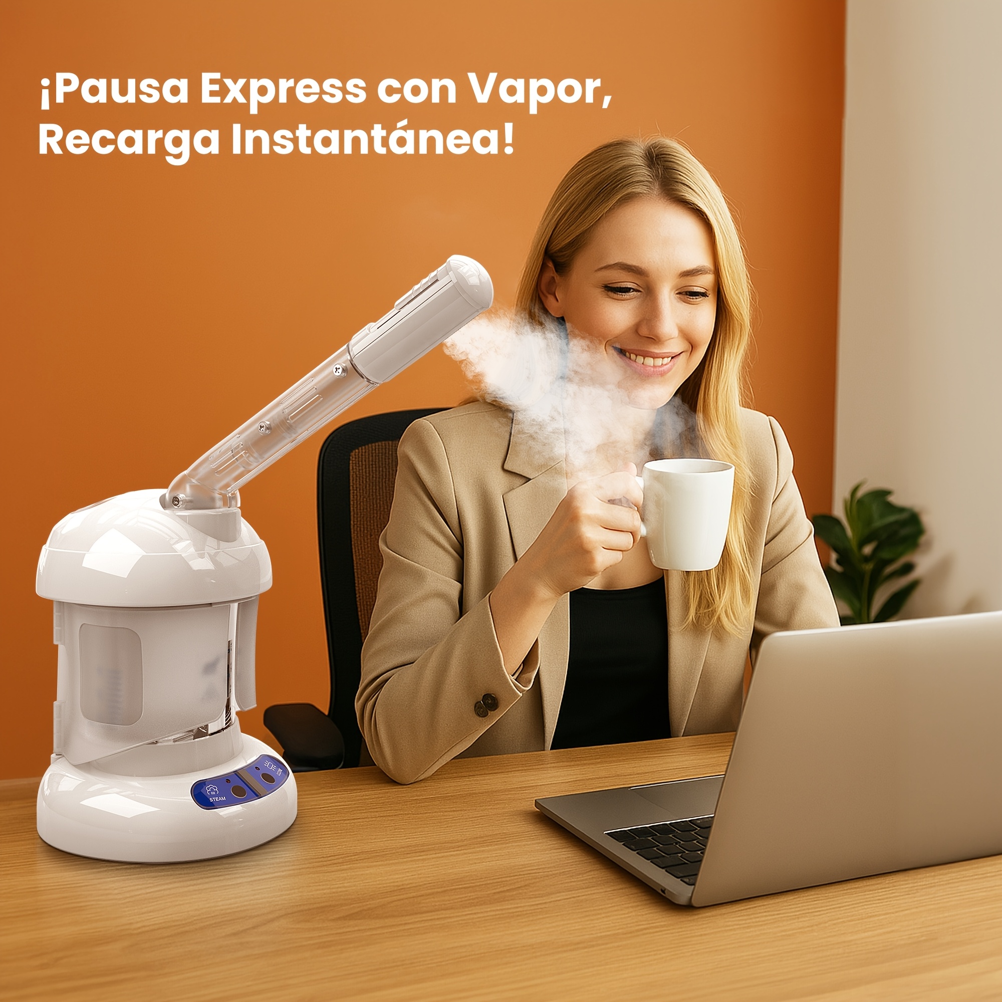 Vaporizador Facial Profesional con Ozono | Equipo Nano Iónico para Spa - Imagen 10