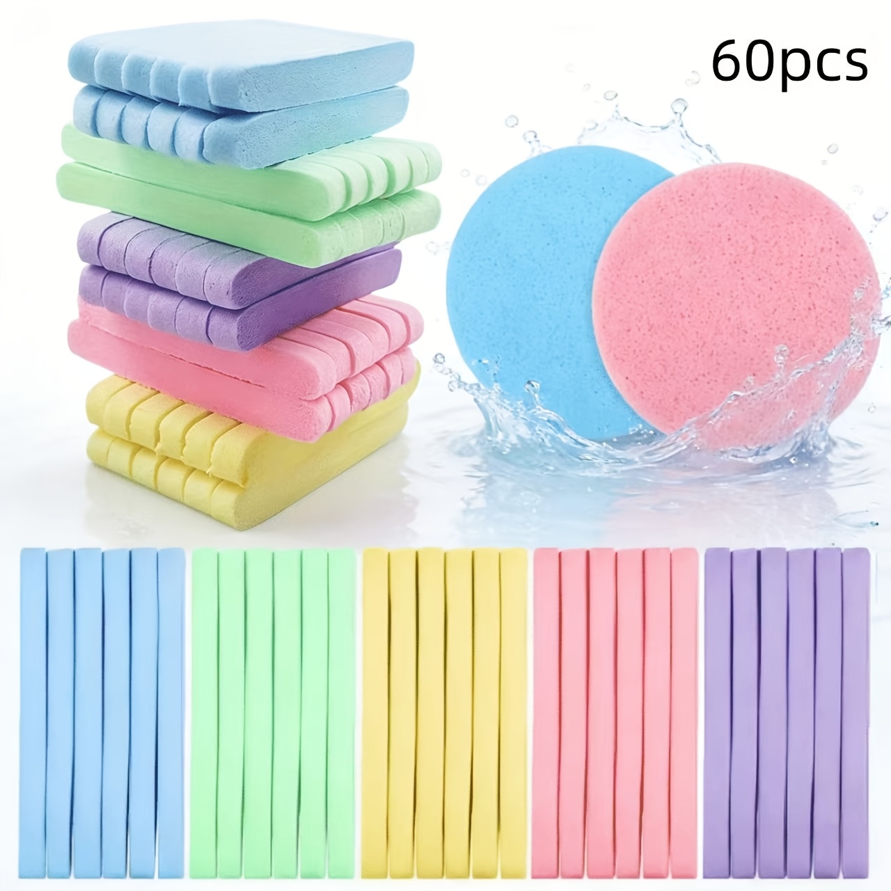 60 Esponjas Comprimidas