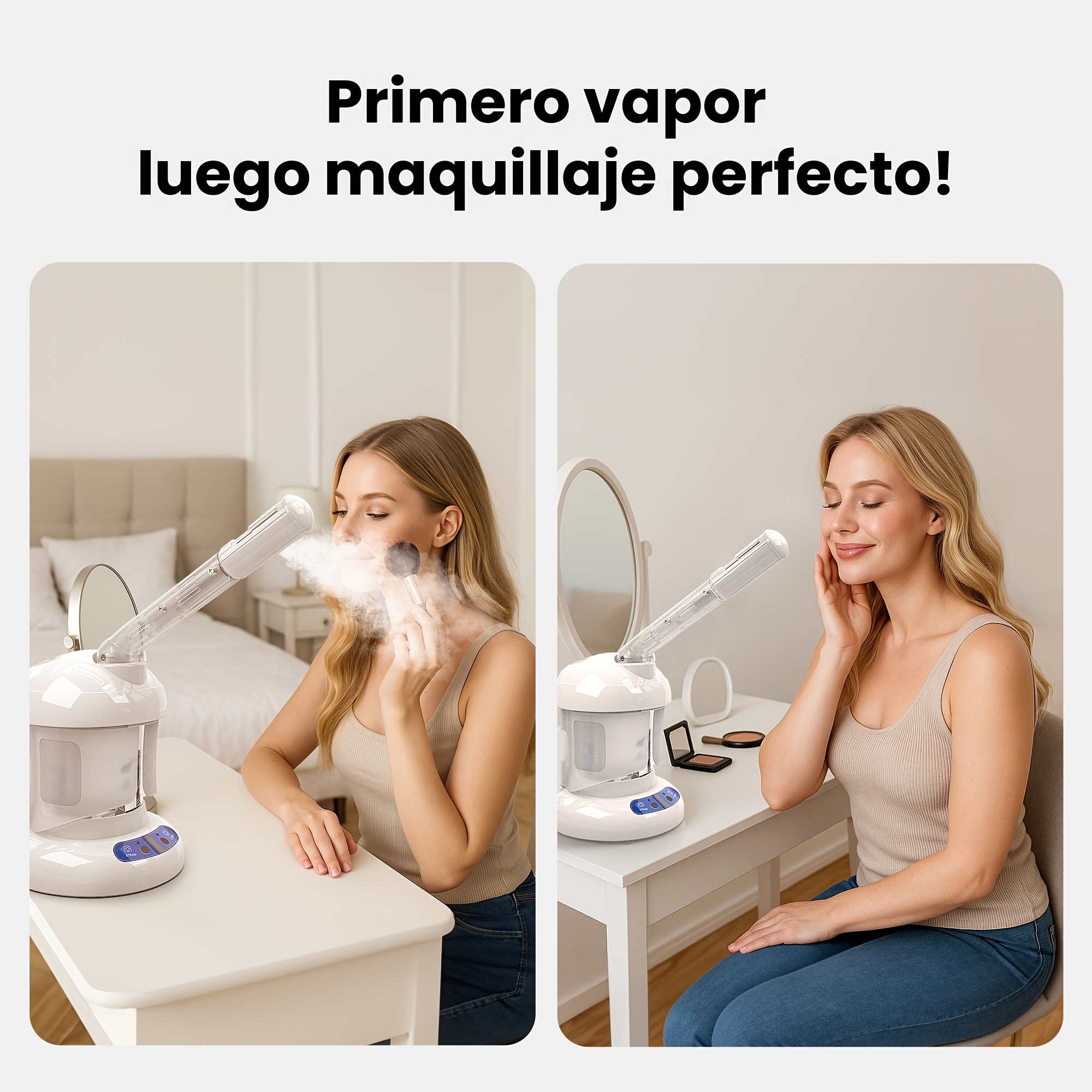 Vaporizador Facial Profesional con Ozono | Equipo Nano Iónico para Spa - Imagen 5