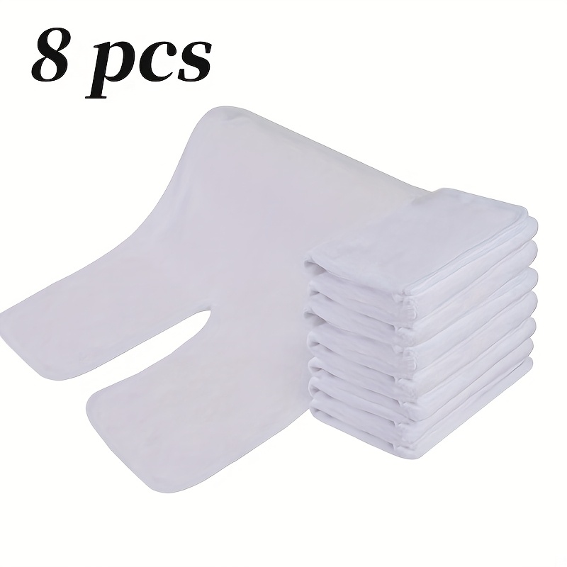 Toallas de belleza en forma de U de fibra ultrafina, de secado rápido, súper absorbentes, suaves y cómodas, adecuadas para salones de belleza, cuidado de la piel y mascarillas, toallas sin agentes fluorescentes, herramientas de cuidado - Imagen 11