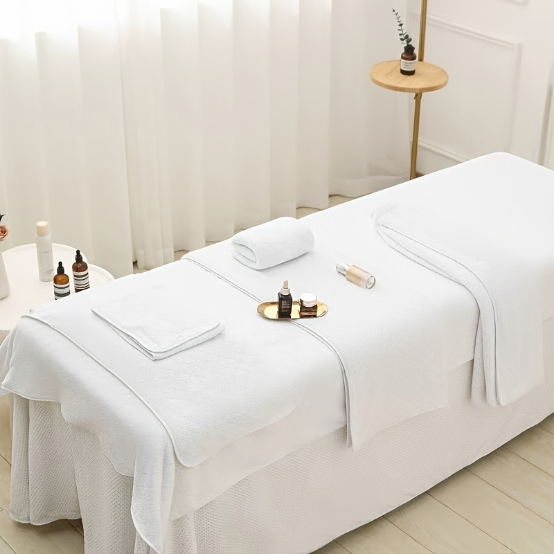 Juego de 5 Toallas para Spa | Suaves, Absorbentes y Reutilizables
