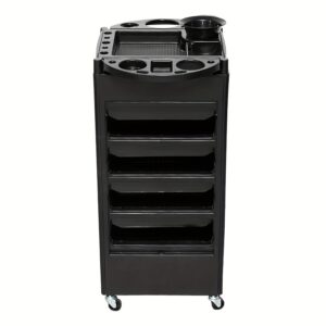 Alternative view of Carrito Organizador para Salón de Belleza | Carrito con 5 Bandejas y Ruedas