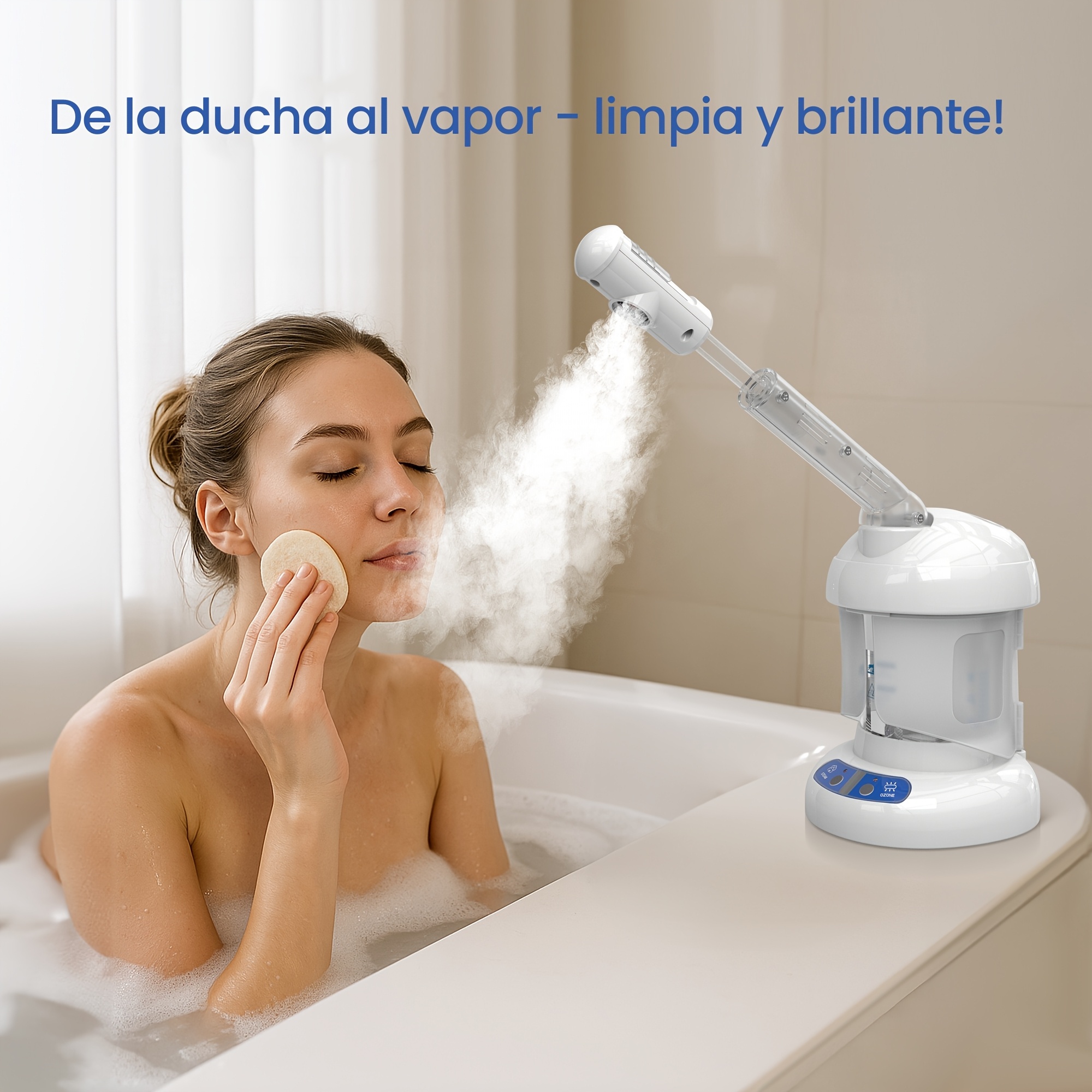Vaporizador Facial Profesional con Ozono | Equipo Nano Iónico para Spa - Imagen 6