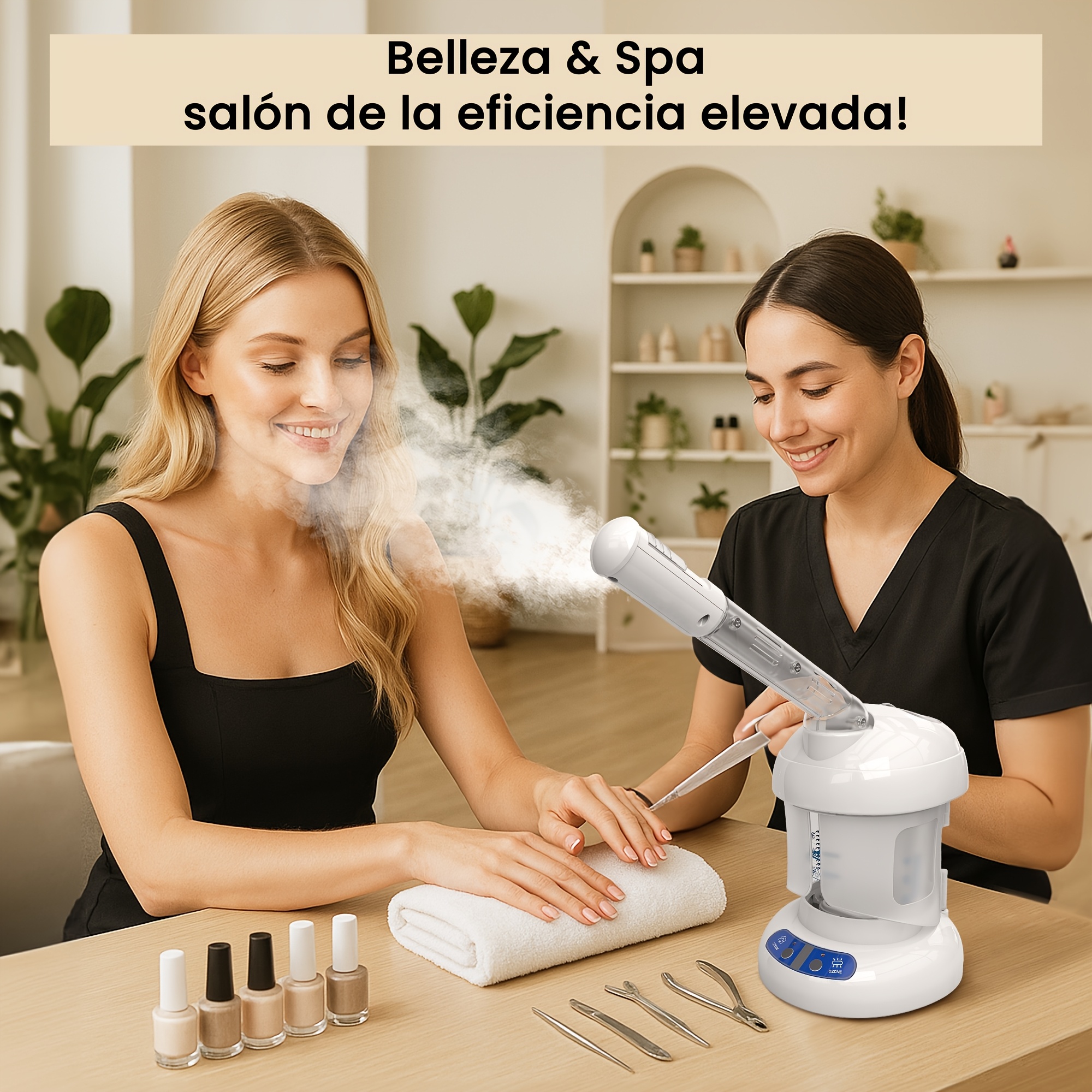 Vaporizador Facial Profesional con Ozono | Equipo Nano Iónico para Spa - Imagen 7