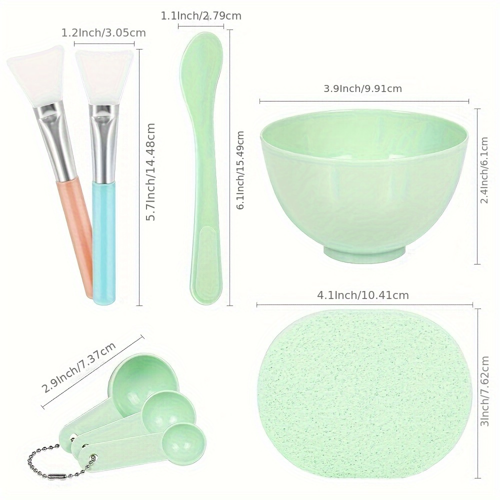 Kit DIY de 11 Piezas para Preparar y Aplicar Mascarillas Faciales - Imagen 5