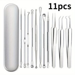 Kit Profesional de Extractores de Puntos Negros (11 Piezas)
